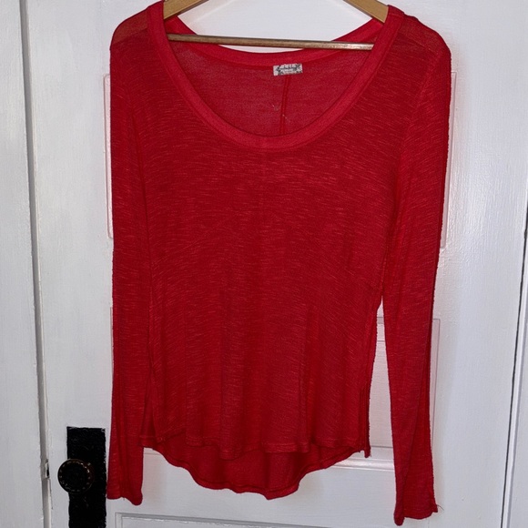 FREE PEOPLE CABIN FEVER LONG SLEEVE TOP - Picture 2 of 7